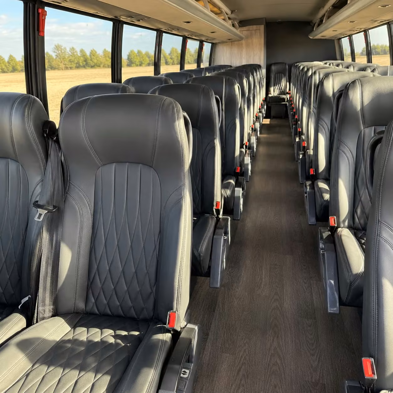 30 passenger minibus interior