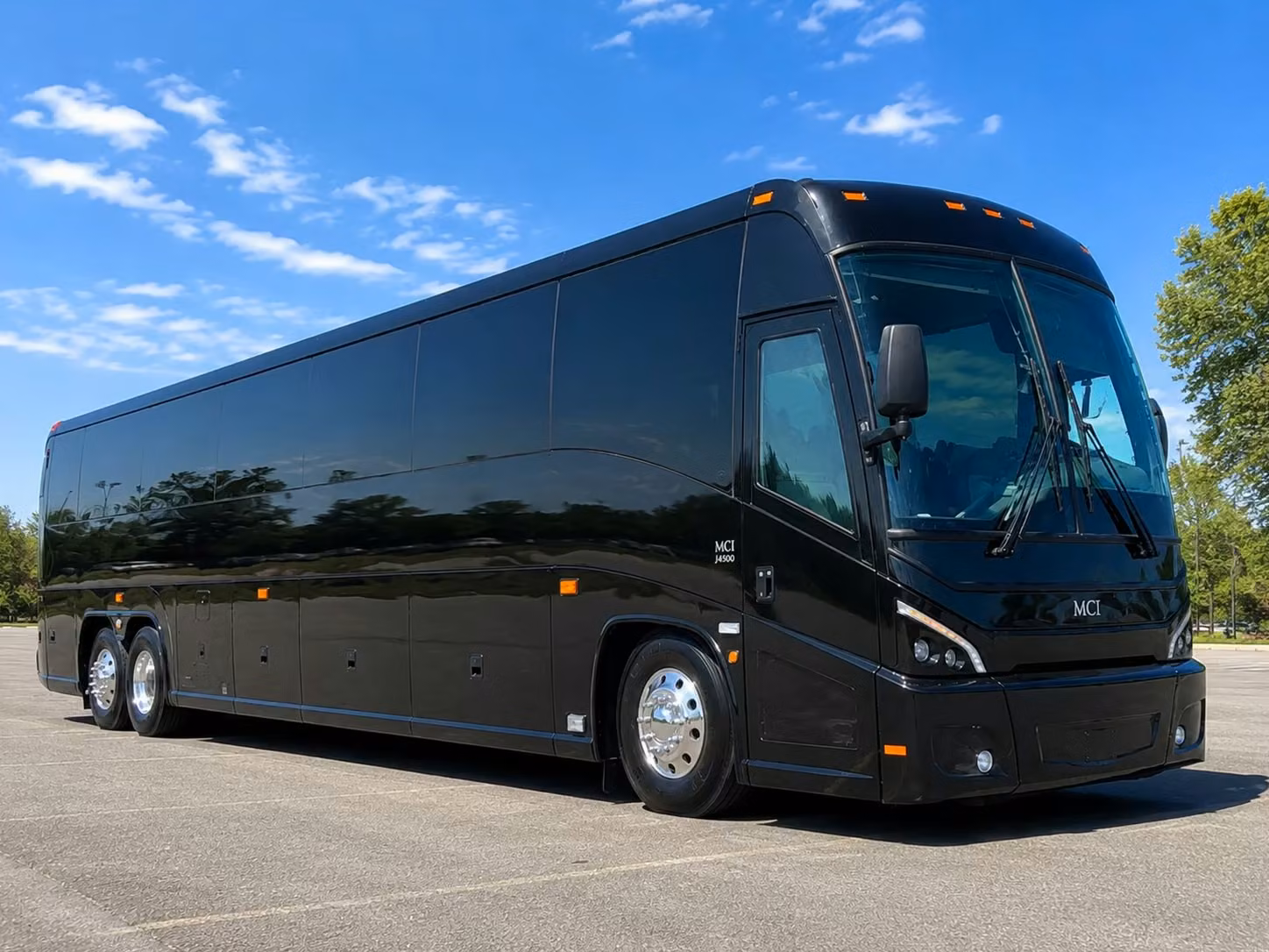 56 passenger charter bus
