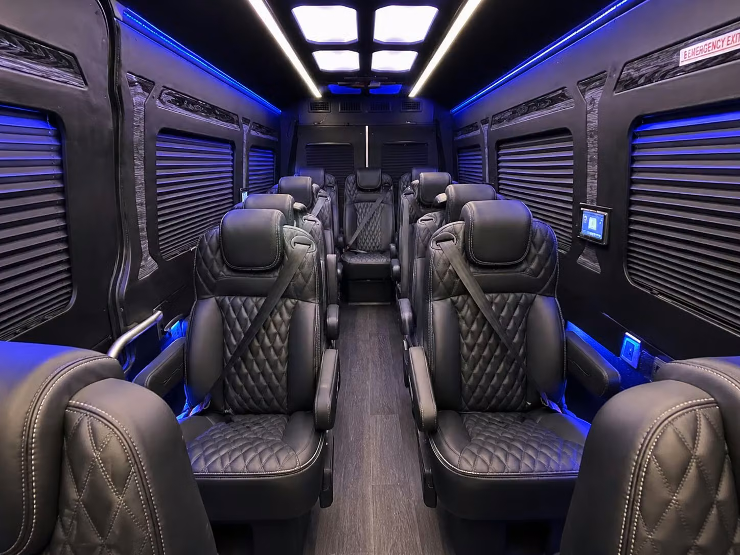 sprinter van with driver inside