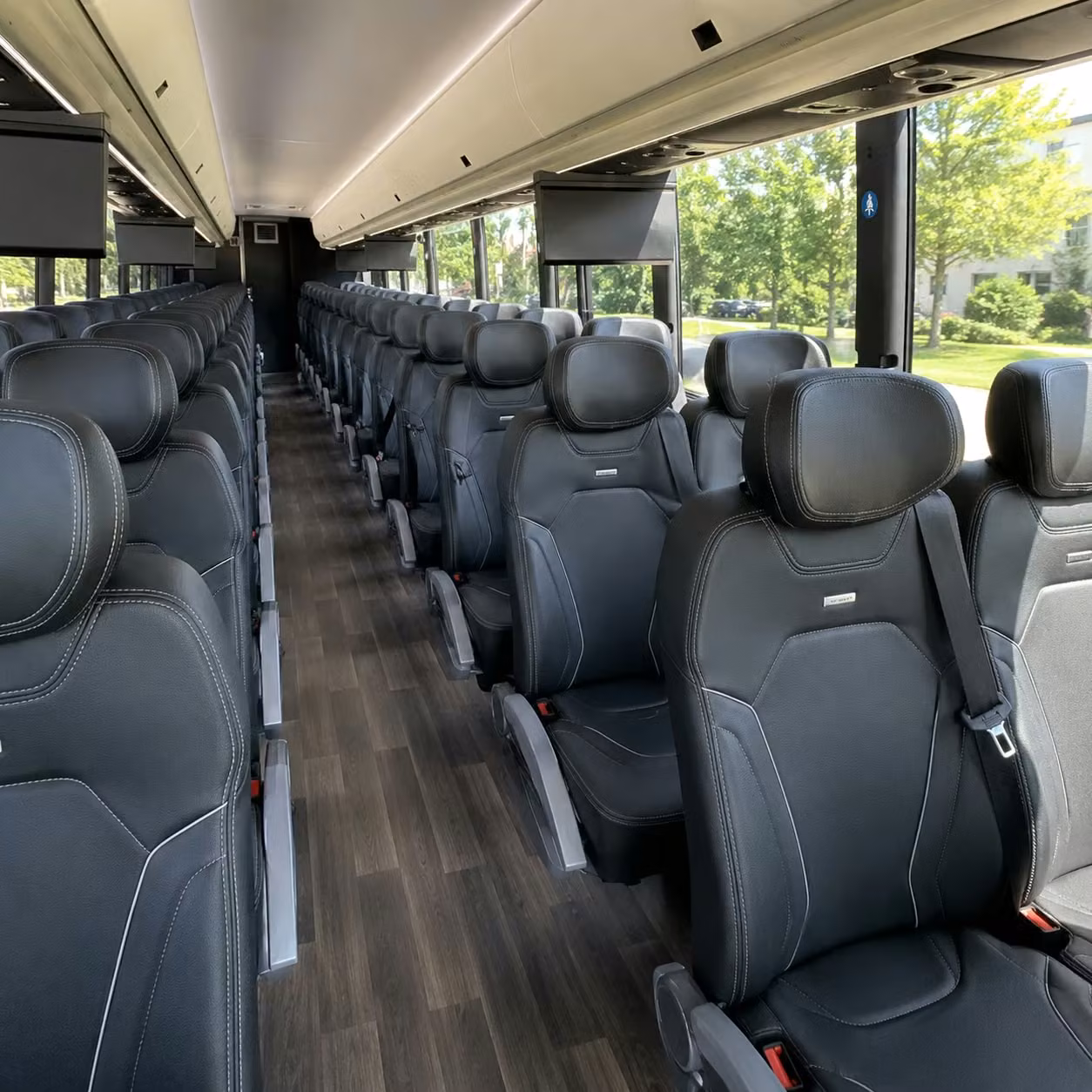 toledo charter bus rental inside