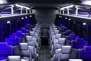 Toledo Charter Bus Interior