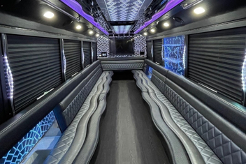 Toledo Party Bus Interior